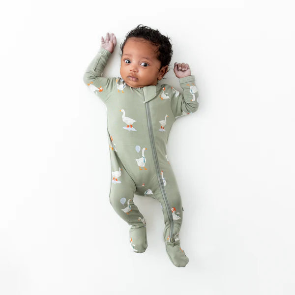 Kyte Baby SILLY GOOSE Zippered Footie