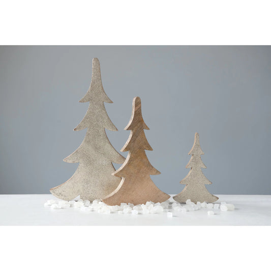 Wooden Glitter Trees