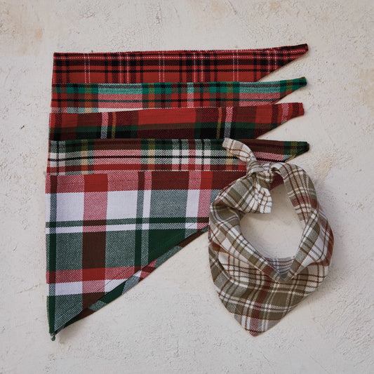 Flannel Dog Scarf