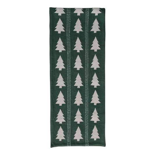 Tree Table Runner Green