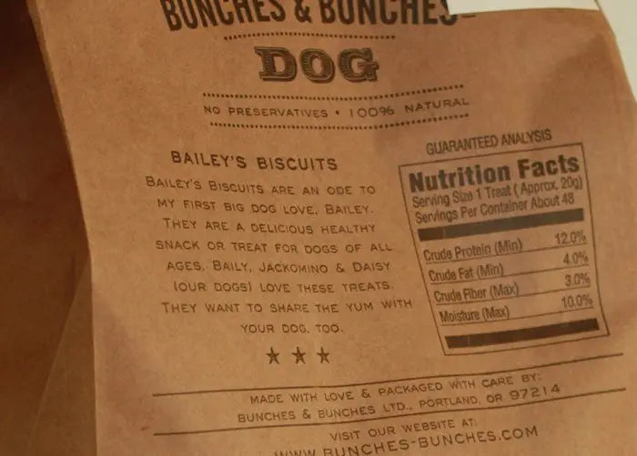 Bunches & Bunches Dog Biscuits