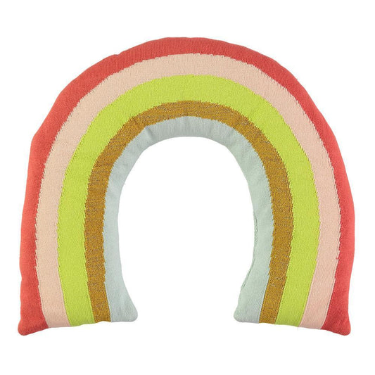 Knit Rainbow Cushion