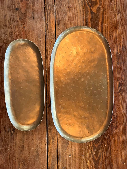 Oval Brass Tray