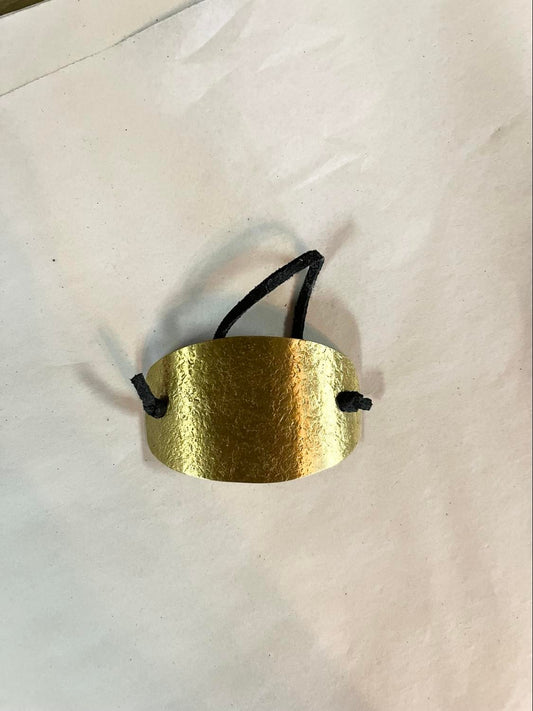 Hammered Gold Metal Napkin Rings
