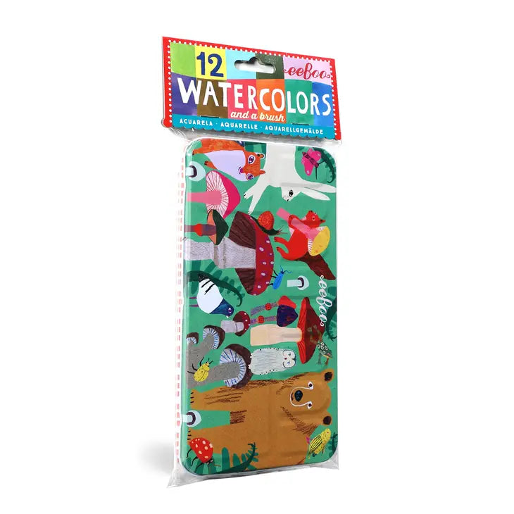 Watercolors in Tin