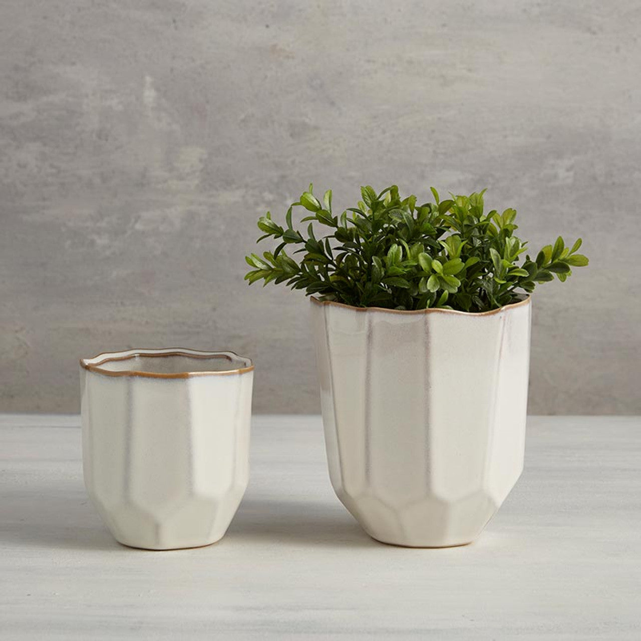 Classic White Planter Pot