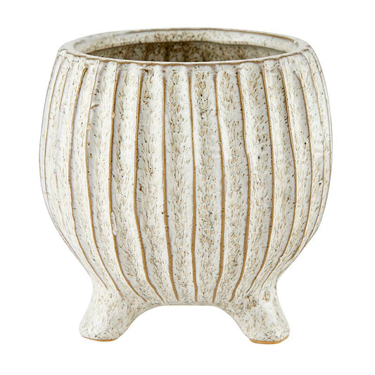 Ribbed Footed Pot