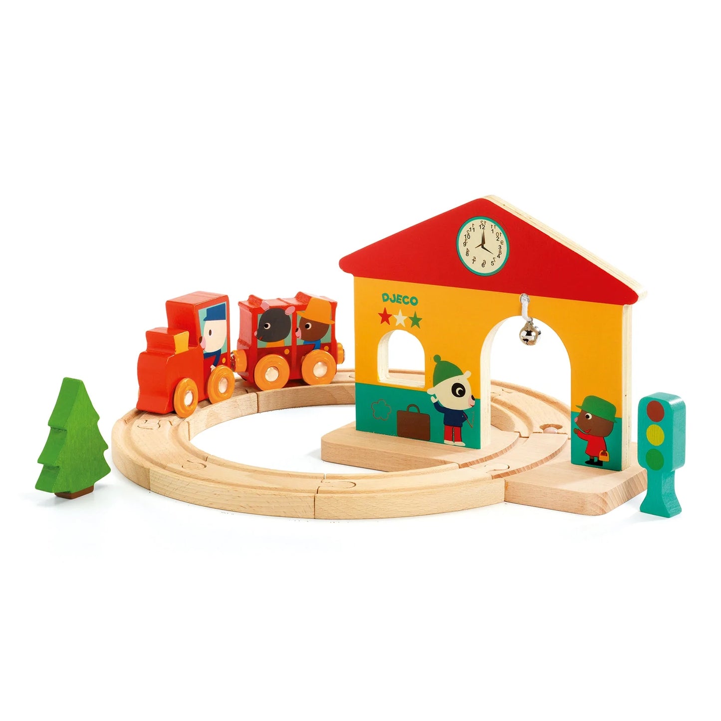 Wooden Train Set