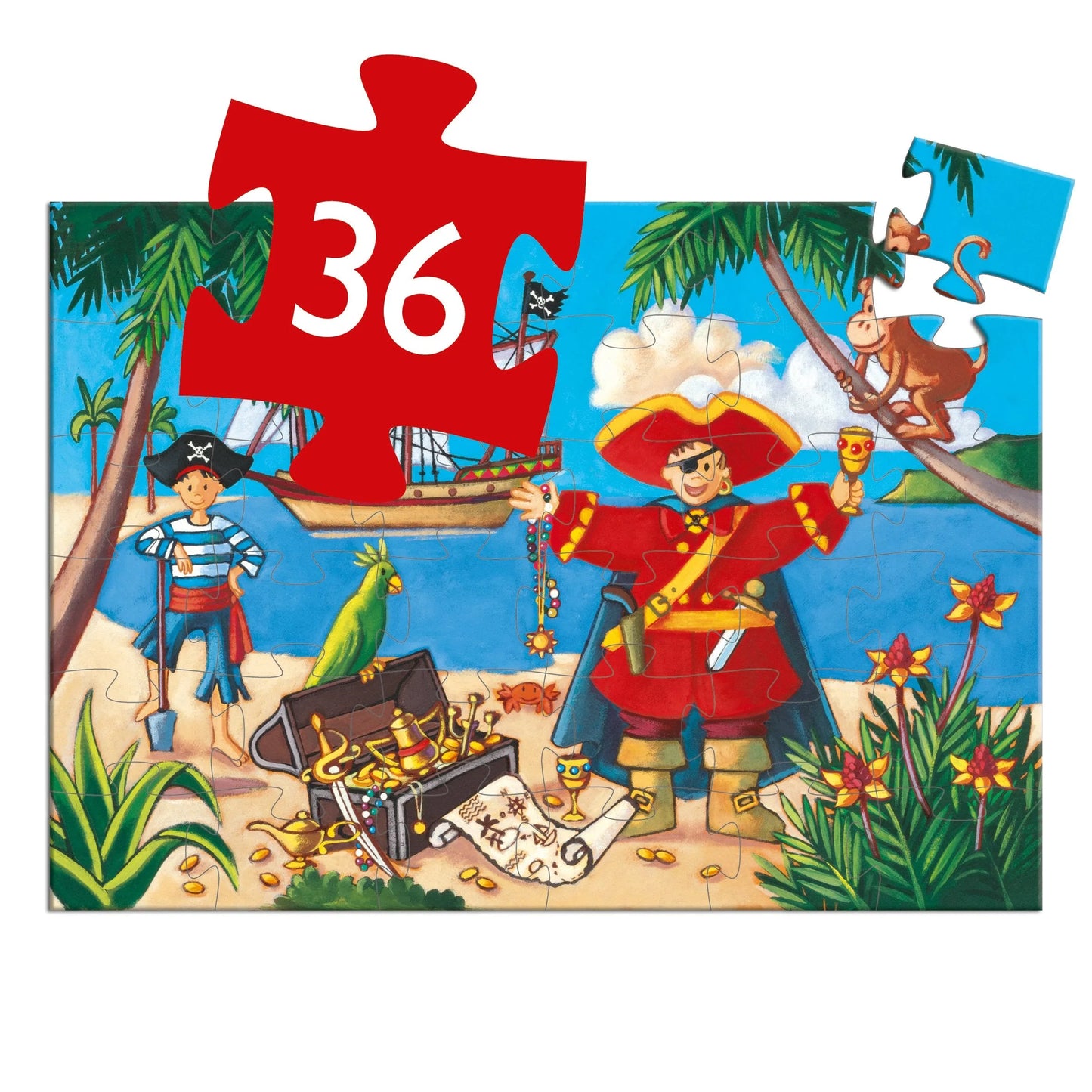 Pirate Treasure 36pc Puzzle