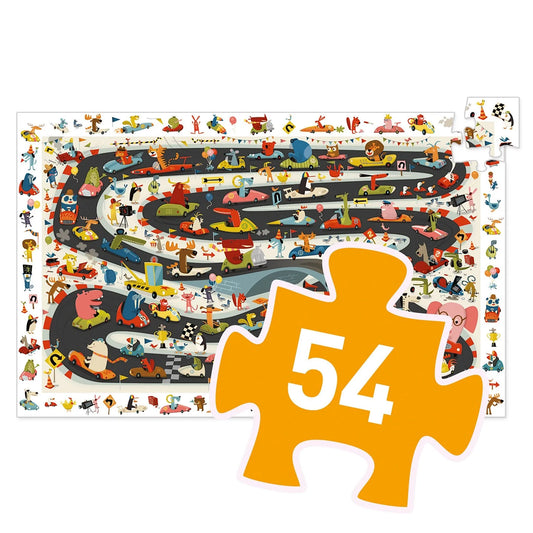 Automobile Rally 54pc Puzzle