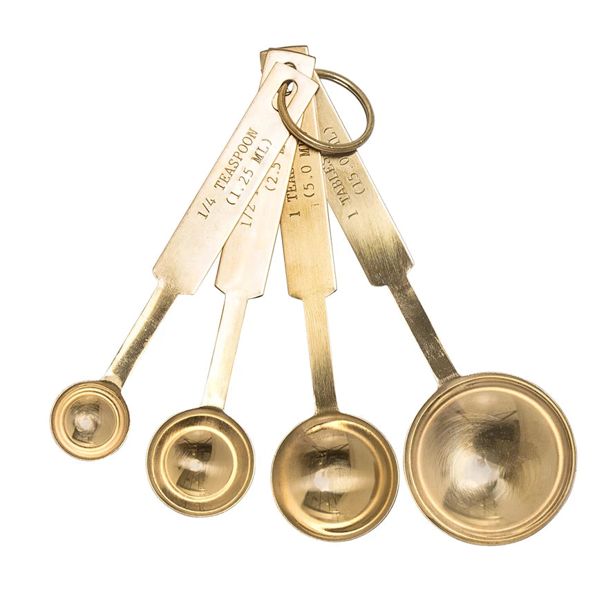Dainty Gold Measuring Spoons