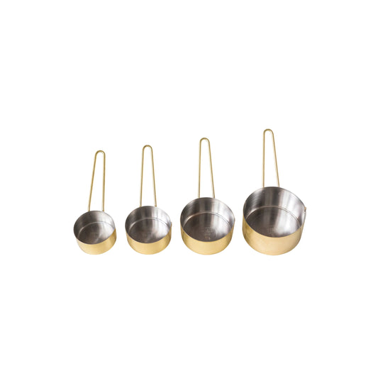 Hammered Gold Finish Measuring Cups