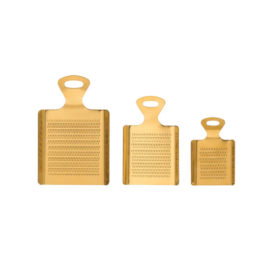 Gold Grater Set of 3