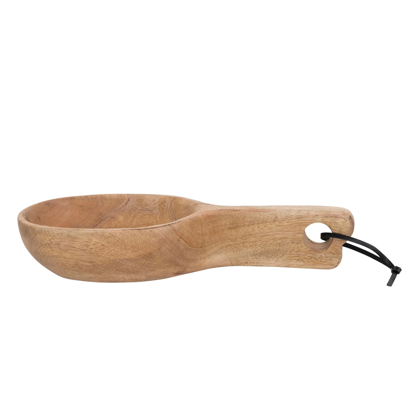 Hand Carved Wood Scoop Large