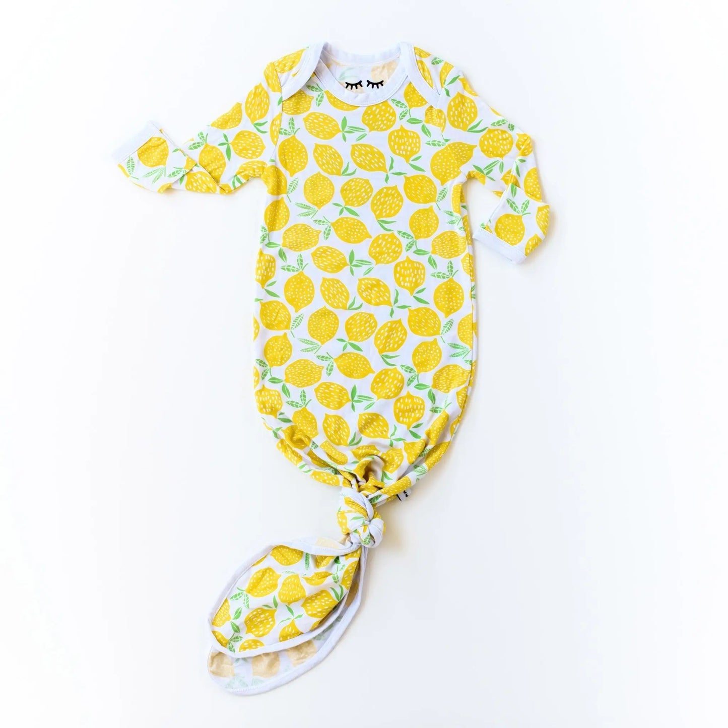 Little Sleepies Infant Knotted Gown Lemons