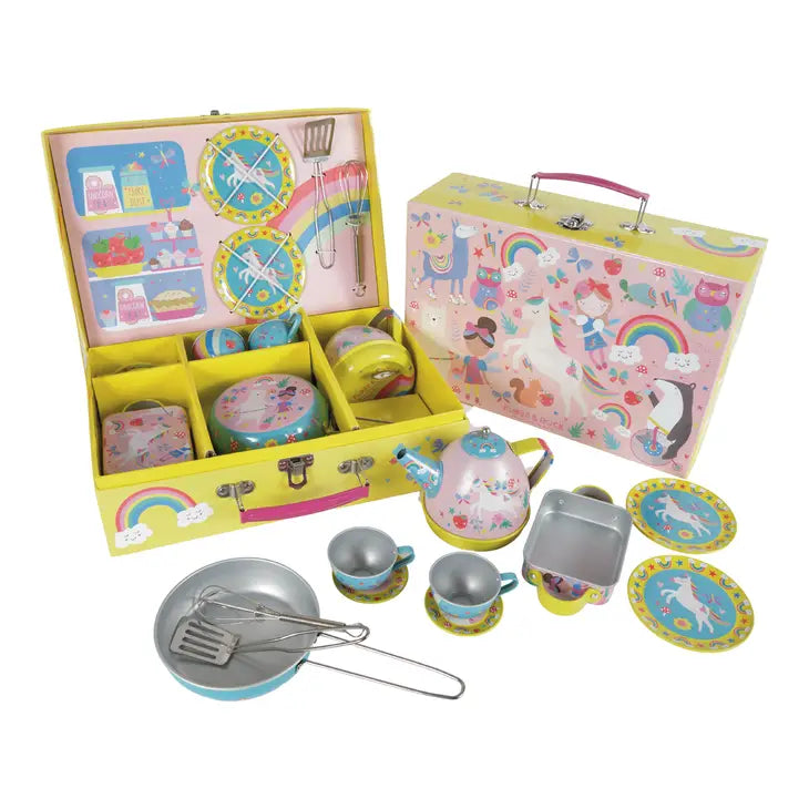 Musical 12 pc Tin Kitchen Set