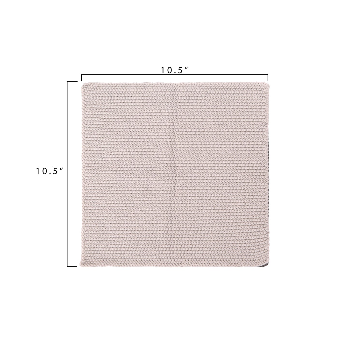 Cotton Knit Dish Cloths Grey/Charcoal
