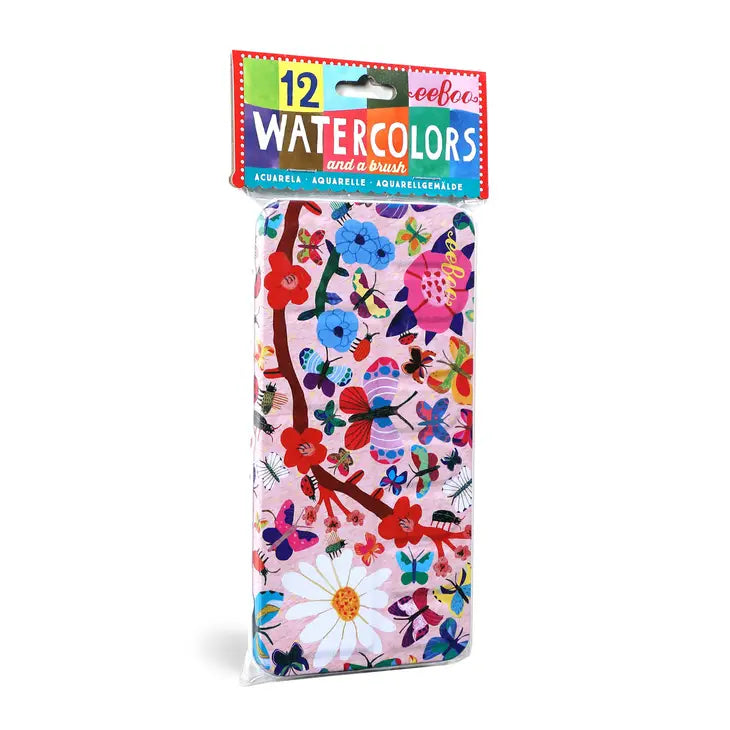 Watercolors in Tin