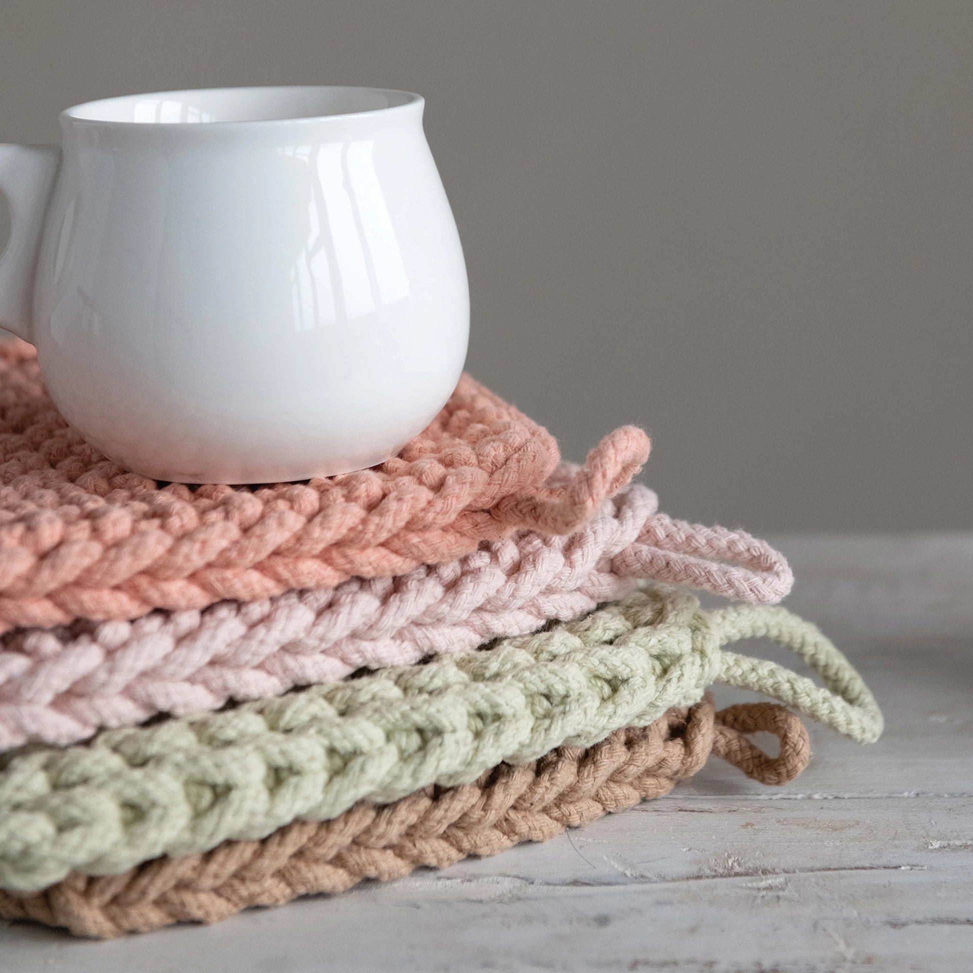 Spring Square Crocheted Pot Holder – IntuitionMurray
