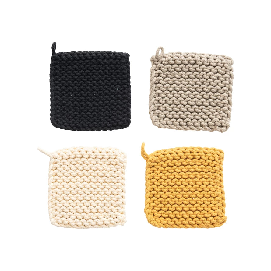 Square Crocheted Pot Holder