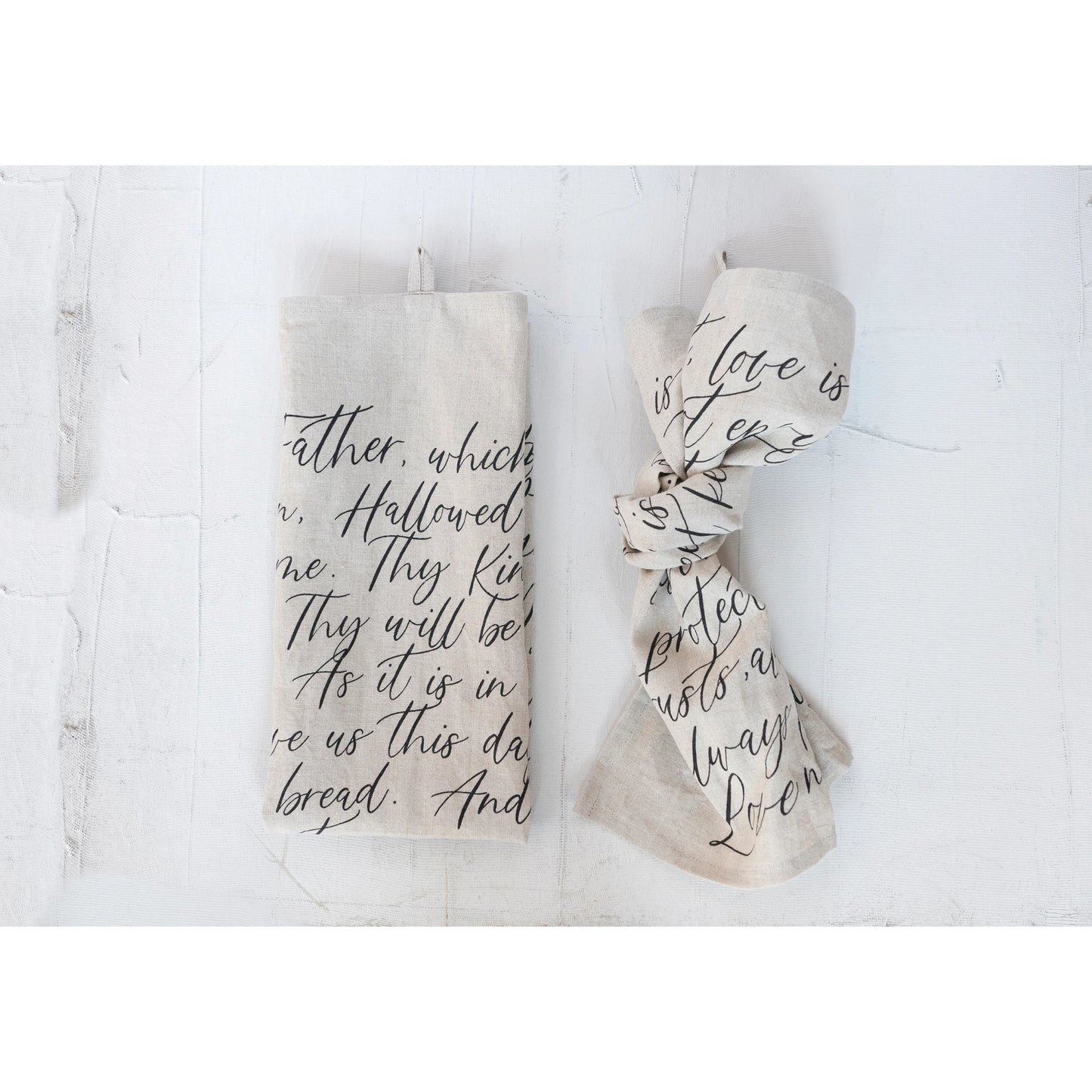 Love Is Patient Tea Towel