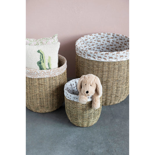 Seagrass Laundry Bins