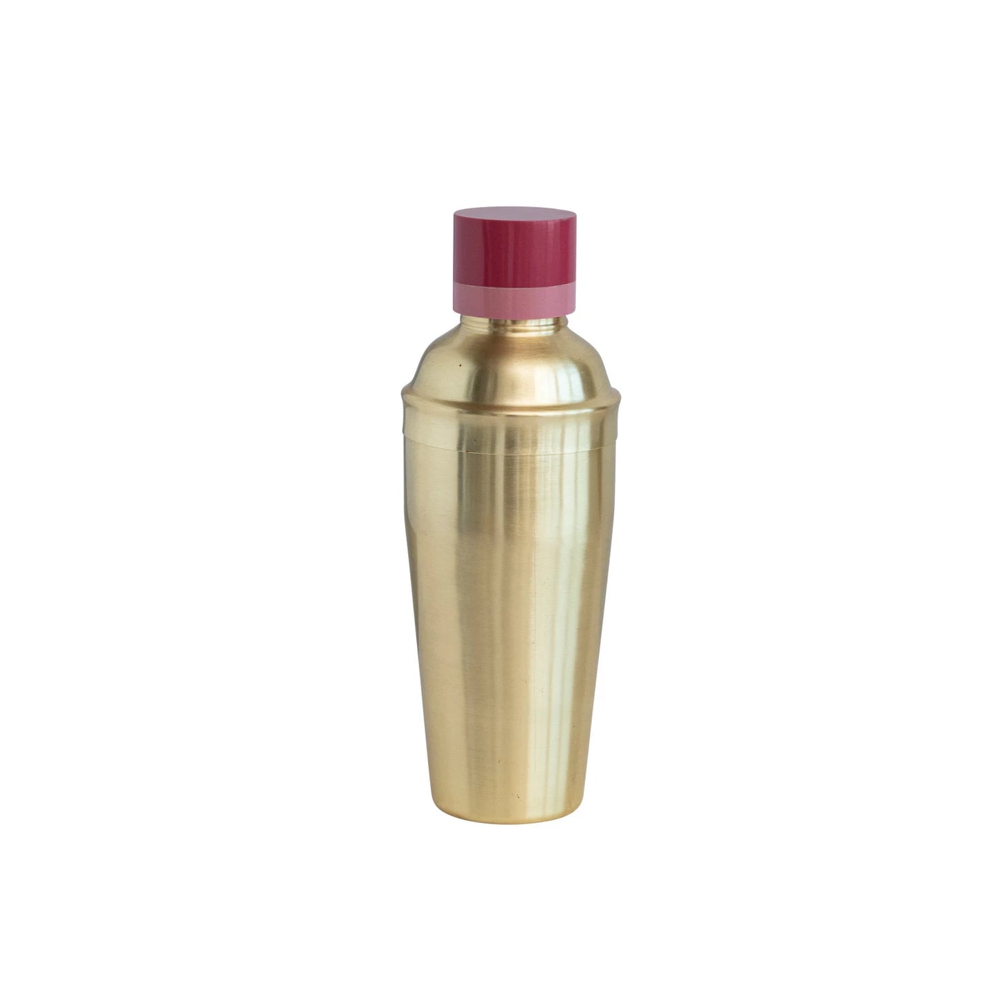 Pink Resin Gold Cocktail Shaker