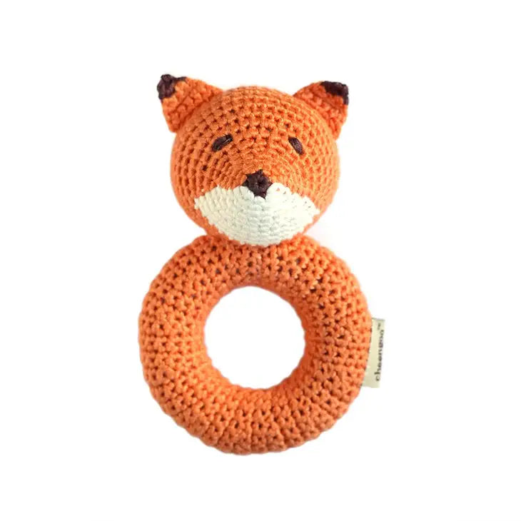 Hand Crocheted Ring Rattle Collection