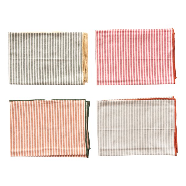 Colorful Striped Napkin Set of Four