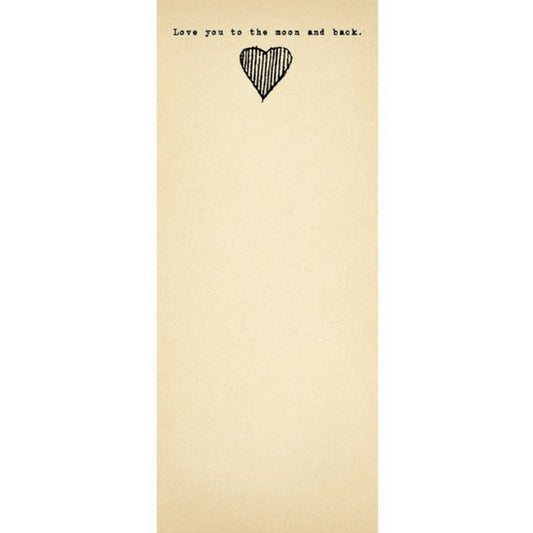 Love You to the Moon and Back Notepad