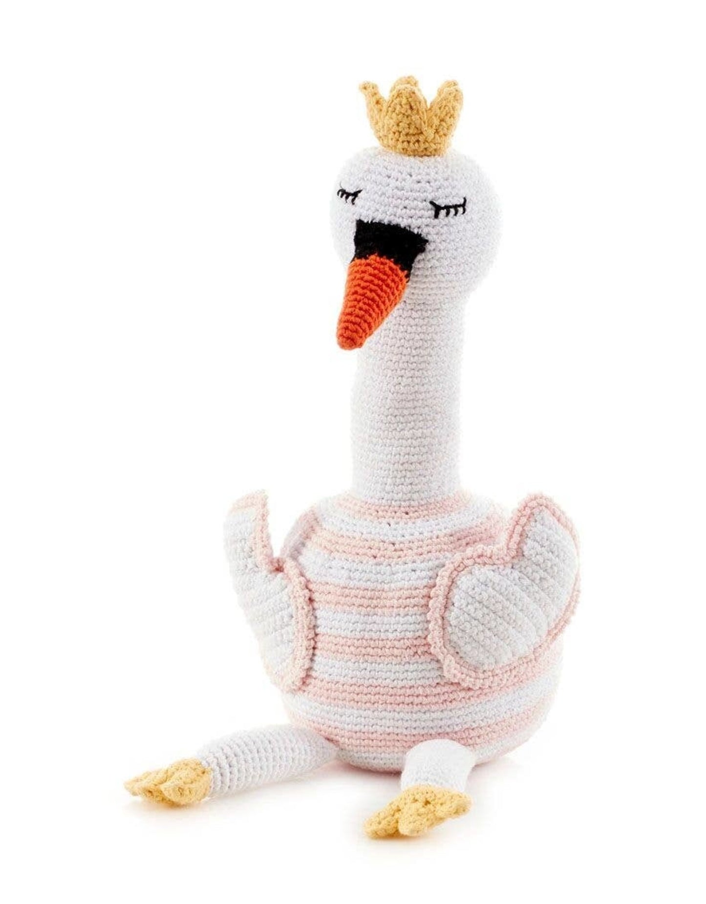 Large Knitted Swan PEPPLE
