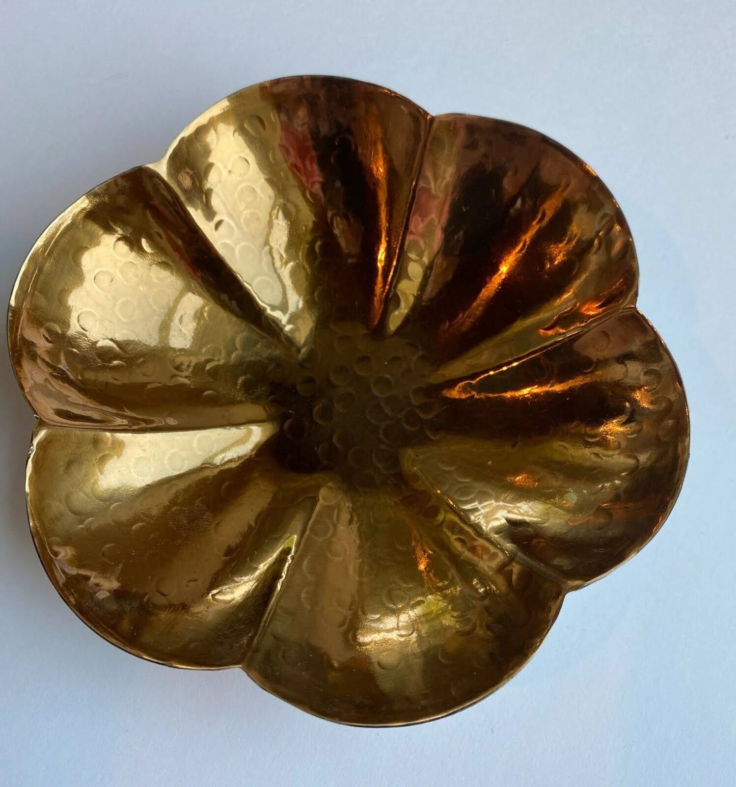 Gold Steel Flower Bowl Small